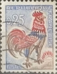 Sellos de Europa - Francia -  Intercambio 0,20 usd 25 cents. 1962