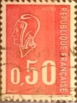 Stamps France -  Intercambio 0,20 usd 50 cents. 1971