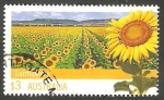 Sellos de Oceania - Australia -  3580 - Campo de Girasoles