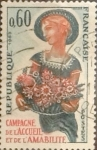 Stamps France -  Intercambio 0,20 usd 60 cents. 1965