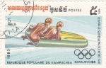 Stamps Cambodia -  juegos olímpicos invierno Sarajevo-84