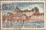 Stamps France -  Intercambio 0,20 usd 90 cents. 1973