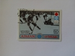 Sellos de Asia - Emiratos �rabes Unidos -  Ajman - Winter Olympic Games Sapporo 1972 - Ice Hockey