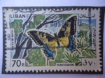 Stamps Lebanon -  Machaon -(Poste Aerienne)