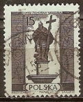 Stamps Poland -  Monumentos Varsovia.El rey Segismundo-III.