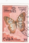 Stamps Cuba -  mariposa