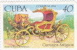 Sellos de America - Cuba -  carruaje antiguo