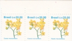 Stamps Brazil -  flores- Cassia macranthera