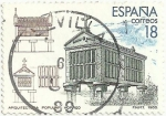 Stamps Spain -  TURISMO 1988. ARQUITECTURA POPULAR. HÓRREO DE PIEDRA. EDIFIL 2936.