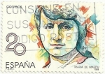 Stamps Spain -  MUJERES FAMOSAS ESPAÑOLAS. MARIA DE MAEZTU. EDIFIL 2989