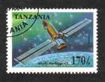 Stamps Tanzania -  Exploración del Espacio