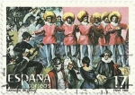 Stamps Spain -  GRANDES FIESTAS POPULARES. CARNAVAL DE CADIZ. EDIFIL 2840