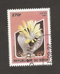 Stamps Benin -  Lithops helmutii