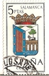 Stamps Spain -  España Correos / Salamanca / 5 pecetas