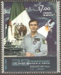 Stamps Mexico -  25  ANIVERSARIO  DEL  PRIMER  MEXICANO  EN  EL  ESPACIO,  RODOLFO  NERI  VELA.