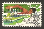 Stamps United States -  97 - Olimpiadas Los Angeles 84, natación femenina