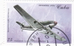 Stamps Cuba -  MESSERSCHMIT ME-109 (Alemania)-avión de combate