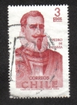 Stamps Chile -  Pedro de Valdivia