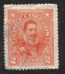 Stamps Chile -  Pedro de Valdivia (1497-1553)
