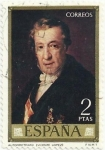 Stamps Spain -  AUTORRETRATO. VICENT LÒPEZ PORTAÑA. EDIFIL 2147