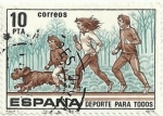 Stamps Spain -  DEPORTE PARA TODOS. VALOR FACIAL 10 Pts. EDIFIL 2518