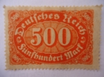 Stamps Germany -  República de Weimar