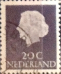 Stamps Netherlands -  Intercambio 0,20 usd 20 cents. 1953