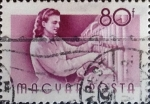 Stamps Hungary -  Intercambio 0,20 usd 80 f. 1955