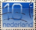 Stamps Netherlands -  Intercambio 0,20 usd 10 cents. 1976