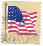 Stamps United States -  bandera de E.E.U.U