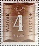 Stamps Hungary -  Intercambio 0,20 usd 4 filler 1951