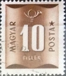 Stamps Hungary -  Intercambio 0,20 usd 10 filler 1951