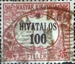 Stamps Hungary -  Intercambio 0,20 usd 100 filler 1921