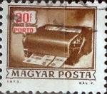 Stamps Hungary -  Intercambio 0,20 usd 20 filler 1973