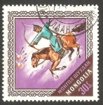 Stamps Mongolia -  Deporte nacional