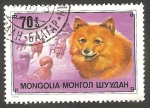 Stamps Mongolia -  Perro de raza