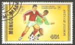 Stamps Mongolia -  Mundial de fútbol Mexico 86