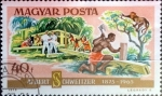 Stamps Hungary -  Intercambio 0,20 usd 40 f. 1975