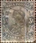 Sellos de Asia - India -  Intercambio 0,20 usd 3 pies 1911