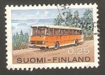 Stamps Finland -  664 - Autobús postal