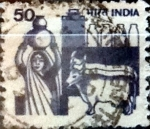 Stamps India -  Intercambio 0,20 usd 50 p. 1981