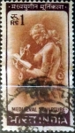 Stamps India -  Intercambio 0,20 usd 1 r. 1965