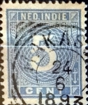 Stamps Netherlands -  Intercambio cxrf3 0,20 usd 5 cents. 1890