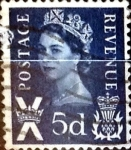 Stamps United Kingdom -  Intercambio 0,20 usd 5 p. 1967