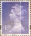 Stamps United Kingdom -  Intercambio 3,25 usd 1 libra 1995