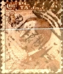 Stamps Italy -  Intercambio 0,30 usd 40 cents. 1908