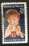Stamps United States -  Marianne Moore