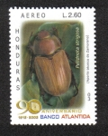 Stamps Honduras -  90 Aniversario Banco Atlántida