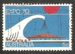 Sellos de Oceania - Australia -  402 - Expo 70 en Osaka