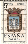 Stamps Spain -  Correos España / Cadiz / 5 pecetas